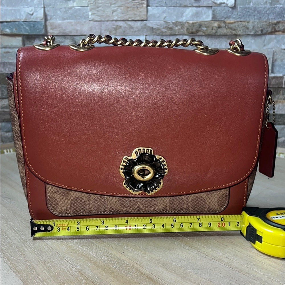 Coach Red and Brown Women's Bag - Picture 12 of 12